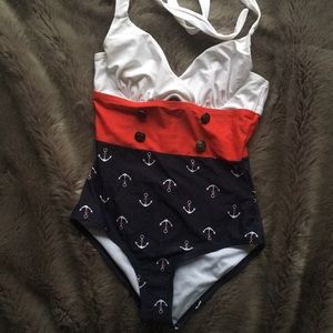 One piece swimsuit Unique vintage